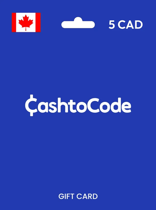 CashtoCode Gift Card CA 5 CAD