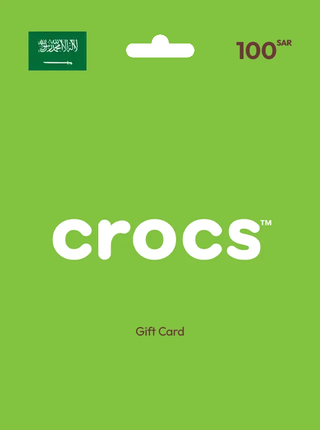 Crocs Gift Card 100 SAR SAUDI ARABIA