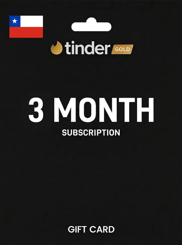Tinder Gold 3 Month Subscription CHILE