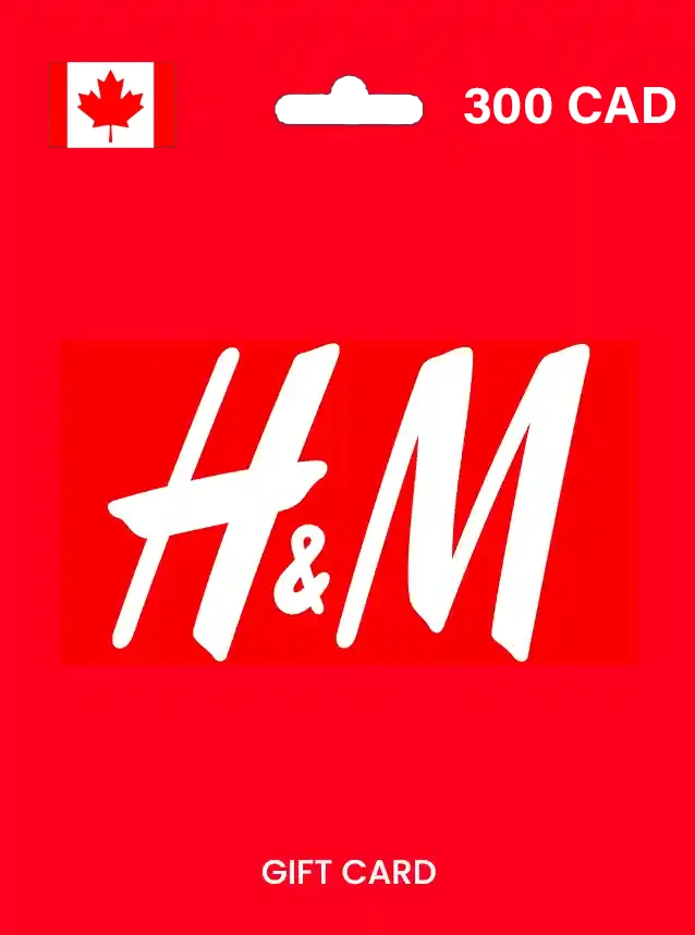 H&M Gift Card 300 CAD CANADA