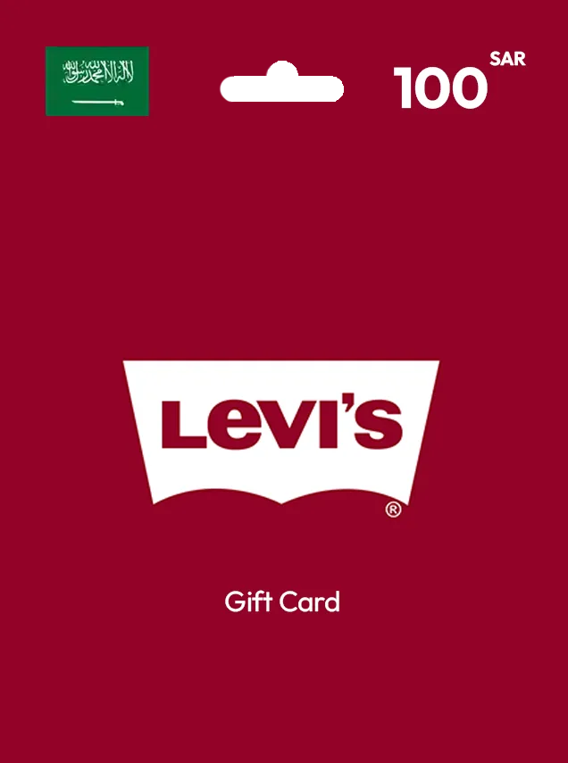 Levi's Gift Card 100 SAR SAUDI ARABIA