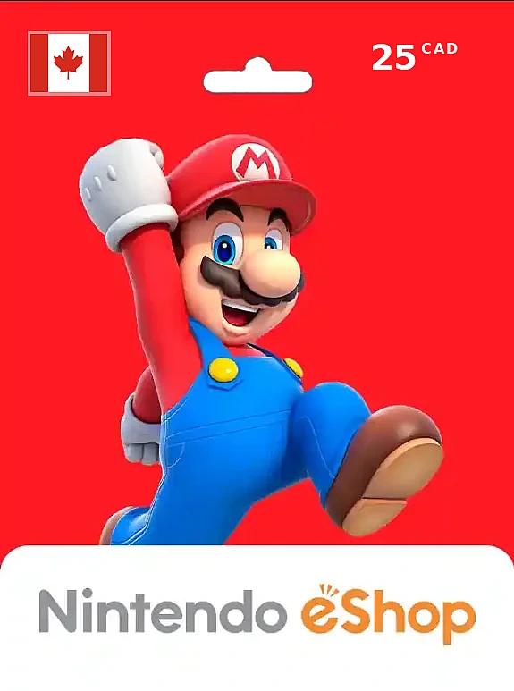 Nintendo Gift Card 25 CAD – Canada