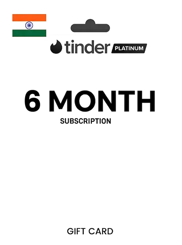 Tinder Platinum 6 Month Subscription INDIA