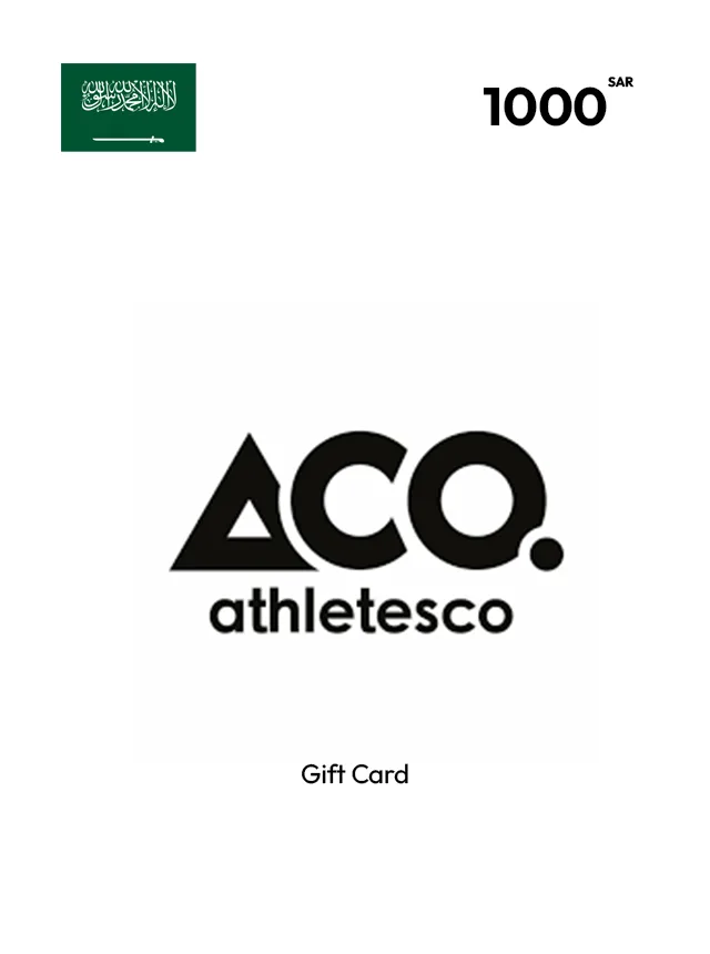 ATHLETE'S CO Gift Card 1000 SAR SAUDI ARABIA