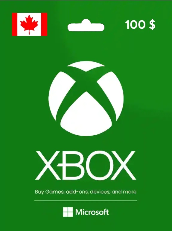 Xbox Live Gift Card 100 CAD CANADA