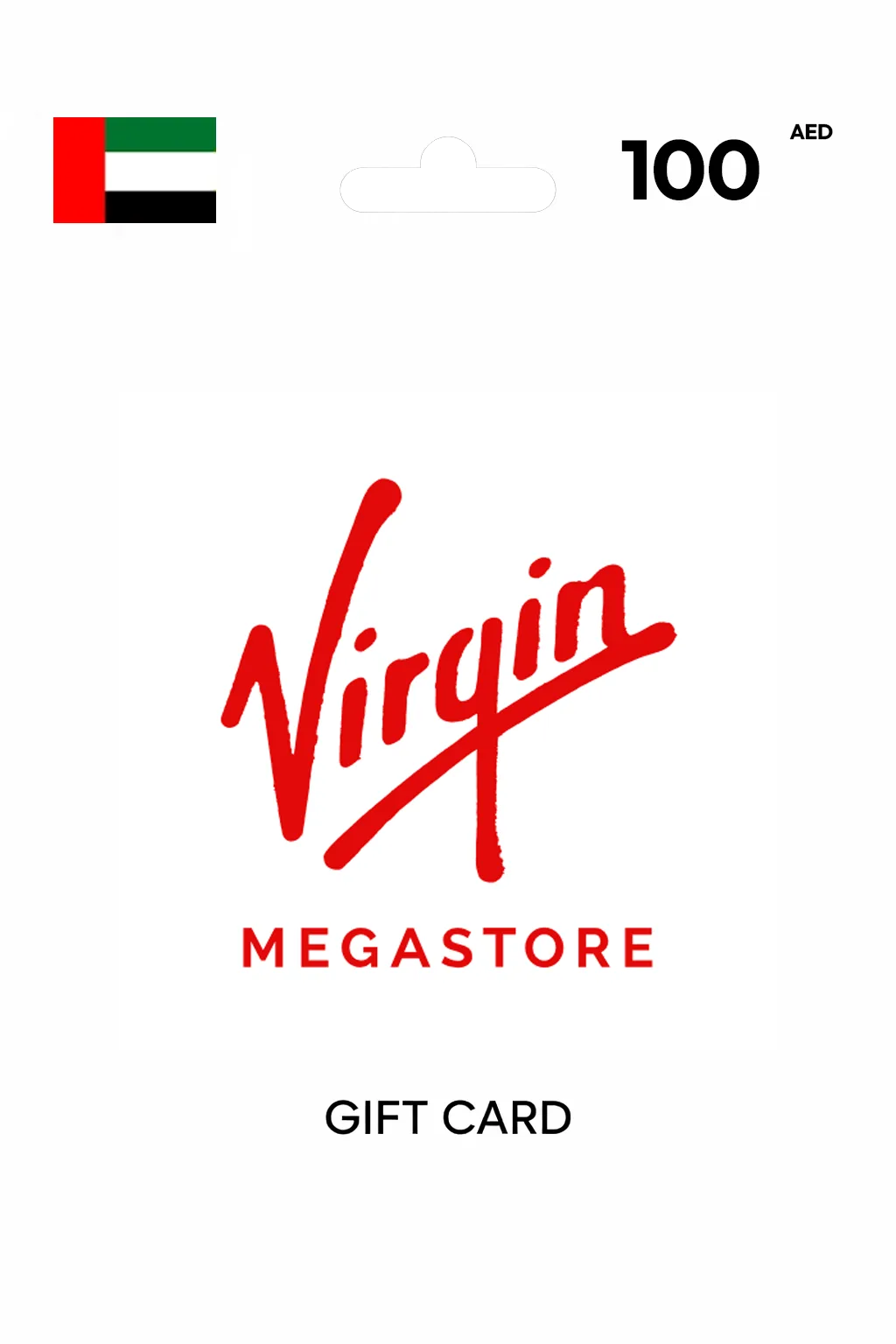 Virgin Megastore Gift Card 100 AED UNITED ARAB EMIRATES