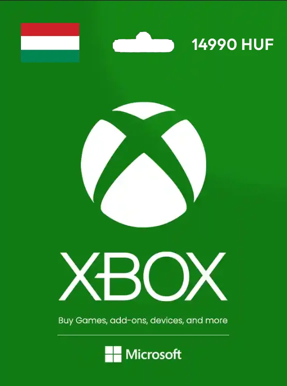 Xbox Live Gift Card 14990 HUF HUNGARY