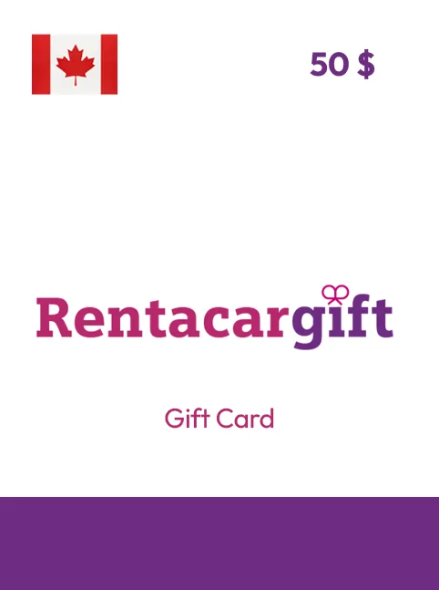 RentacarGift Gift Card 50 CAD CANADA