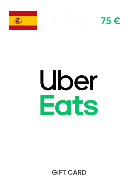 Uber & Uber Eats Gift Card 75 EUR SPAIN