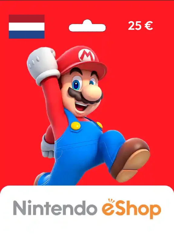 Nintendo Gift Card 25 EUR NETHERLANDS