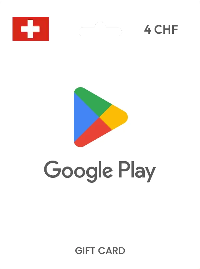 Google Play SWITZERLAND 4 CHF