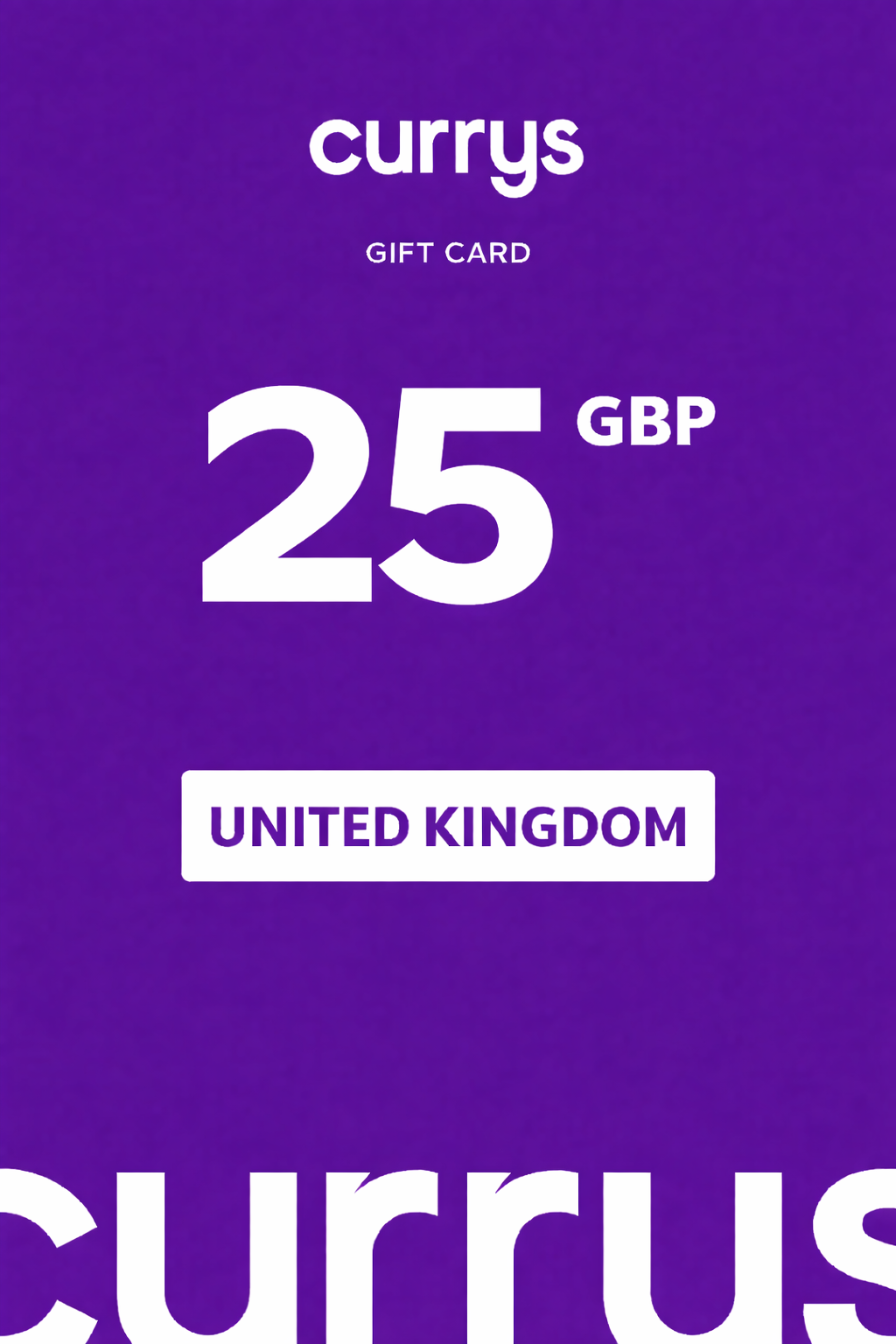 Currys Gift Card 25 GBP UNITED KINGDOM