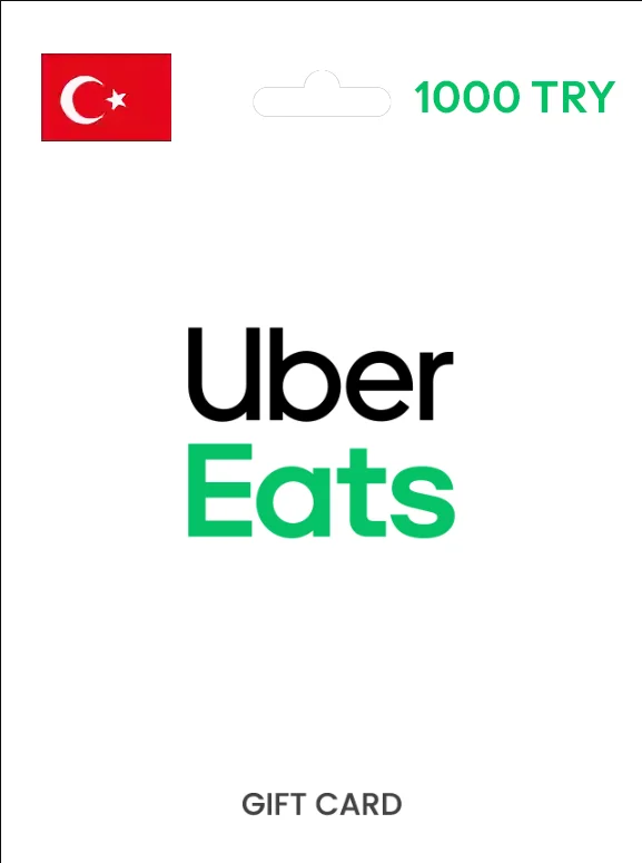 Uber & Uber Eats Gift Card 1000 TRY TURKEY