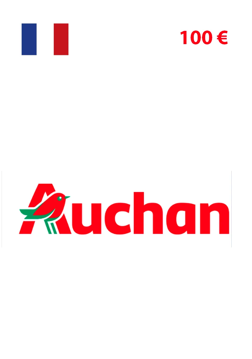 Auchan Gift Card 100 EUR FRANCE