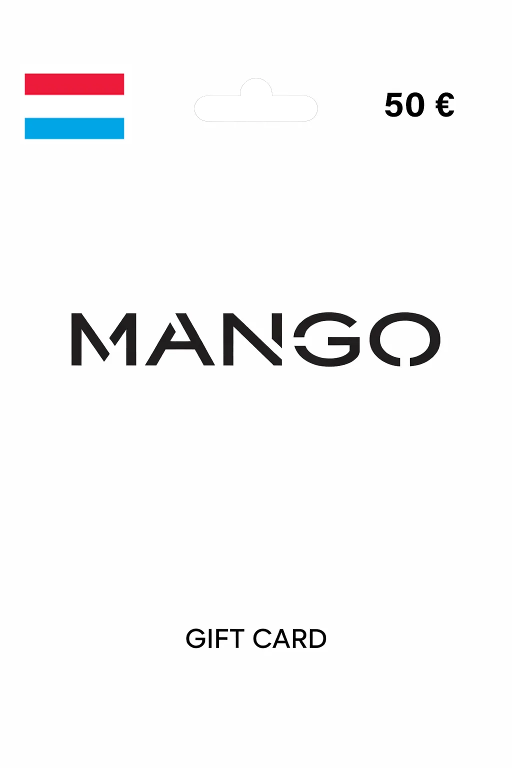 Mango Gift Card 50 EUR LUXEMBOURG