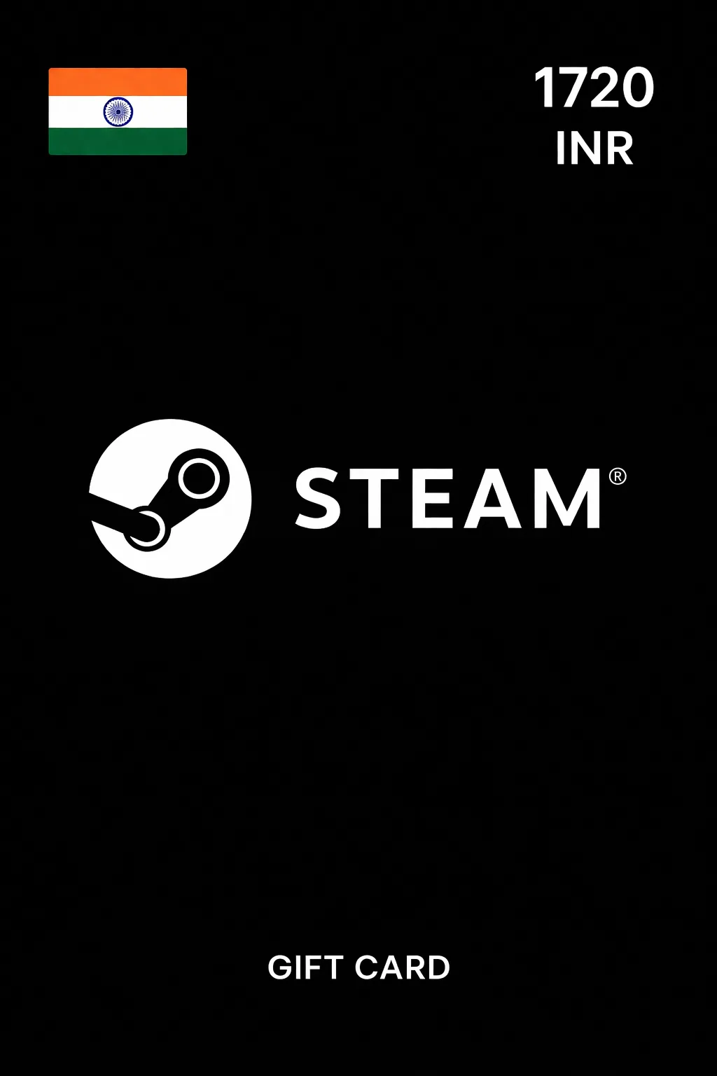 Steam Gift Card 1720 INR INDIA