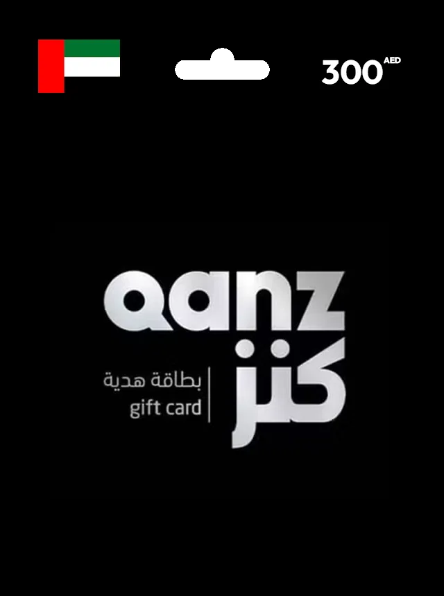 QANZ Gift Card 300 AED UNITED ARAB EMIRATES