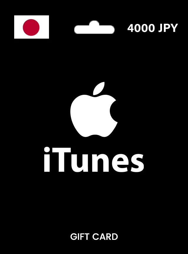 Apple iTunes Gift Card 4000 JPY JAPAN
