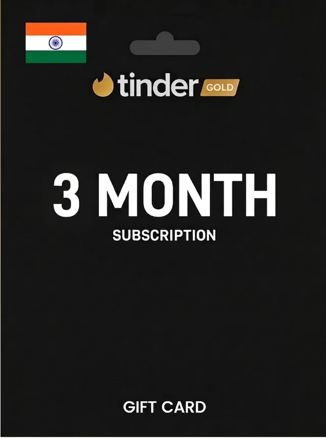 Tinder Gold 3 Month Subscription INDIA