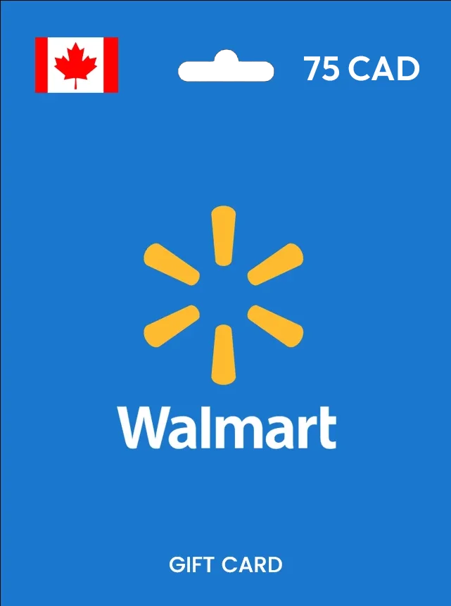 Walmart Gift Card CA 75 CAD