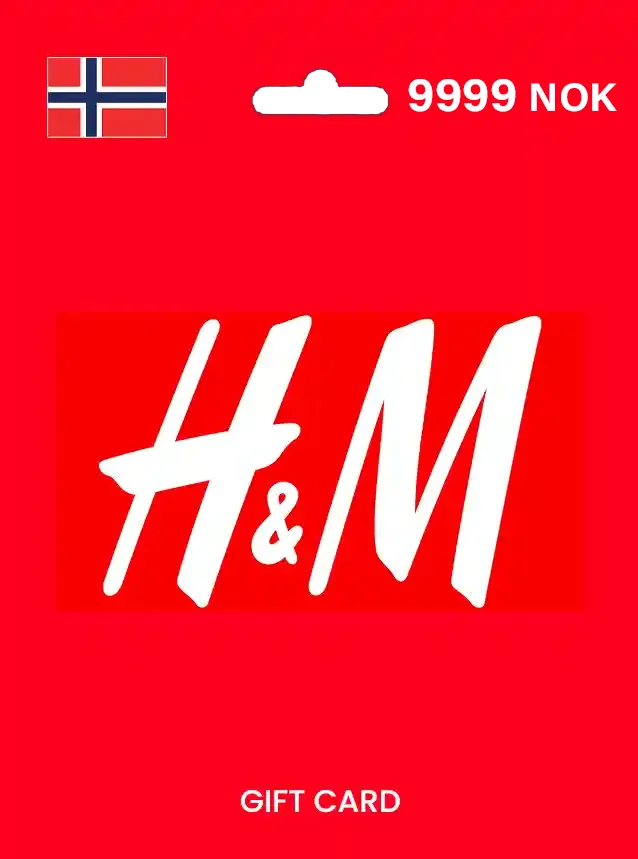 H&M Gift Card 9999 NOK NORWAY