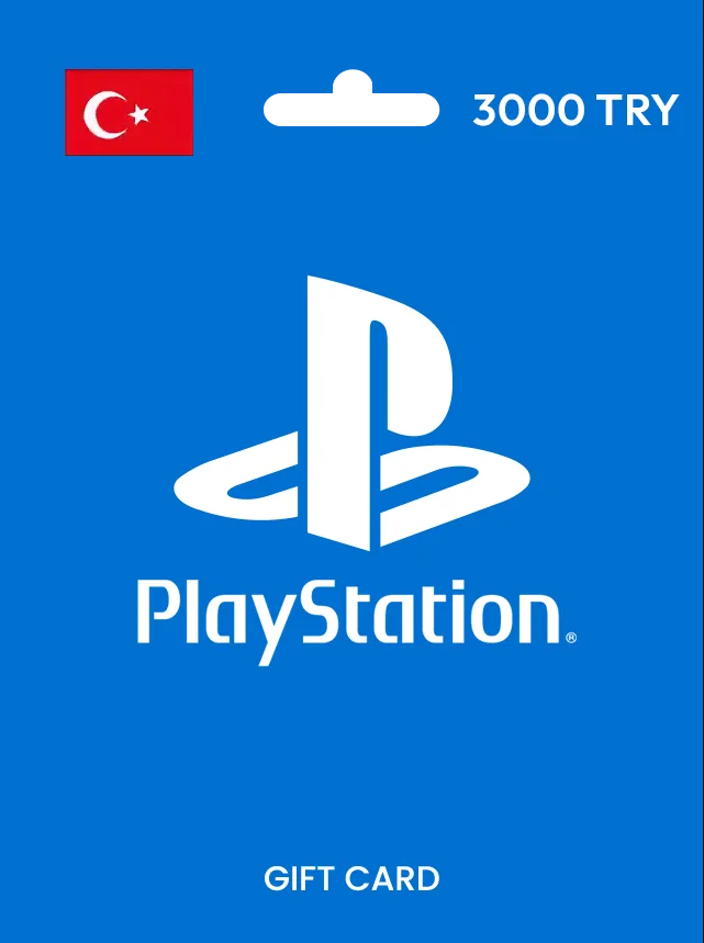 Playstation Turkey Gift Card 3000 TRY TüRKIYE