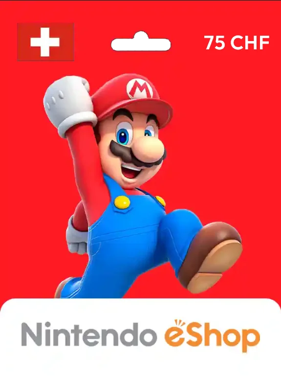 Nintendo Gift Card 75 CHF SWITZERLAND