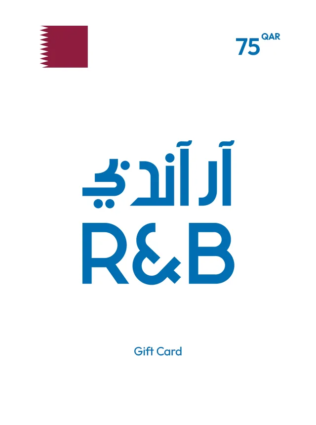 R&B Gift Card 75 QAR QATAR