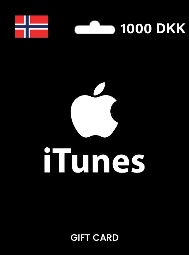 Apple iTunes Gift Card  1000 DKK DENMARK