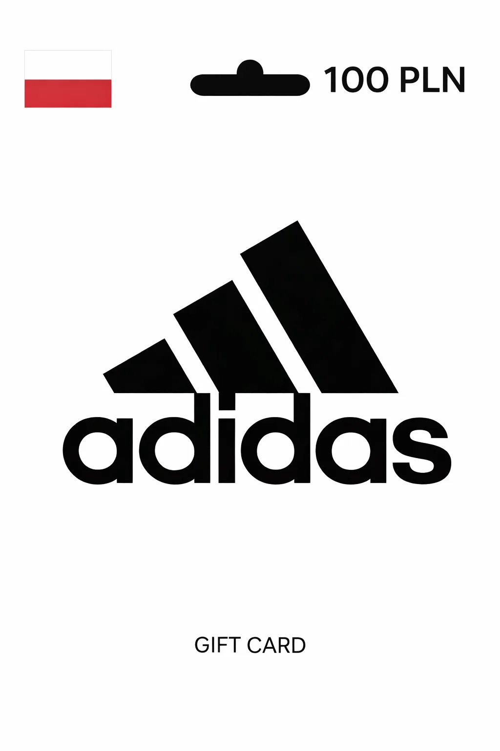 Adidas Gift Card 100 PLN POLAND