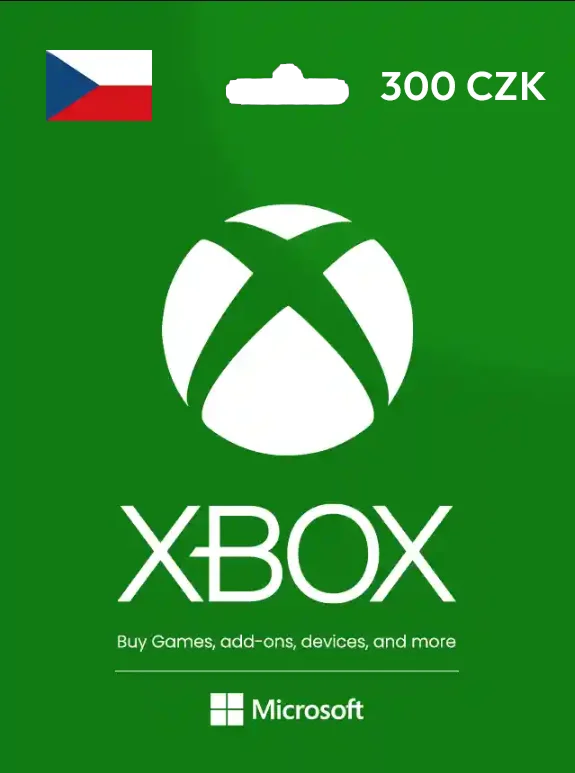 Xbox Live Gift Card 300 CZK CZECH REPUBLIC