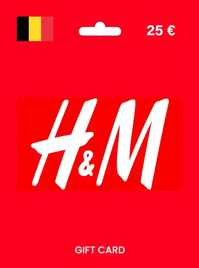 H&M Gift Card 25 EUR BELGIUM