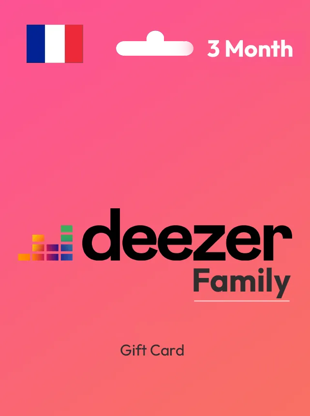 Deezer Family 3 Month FRANCE
