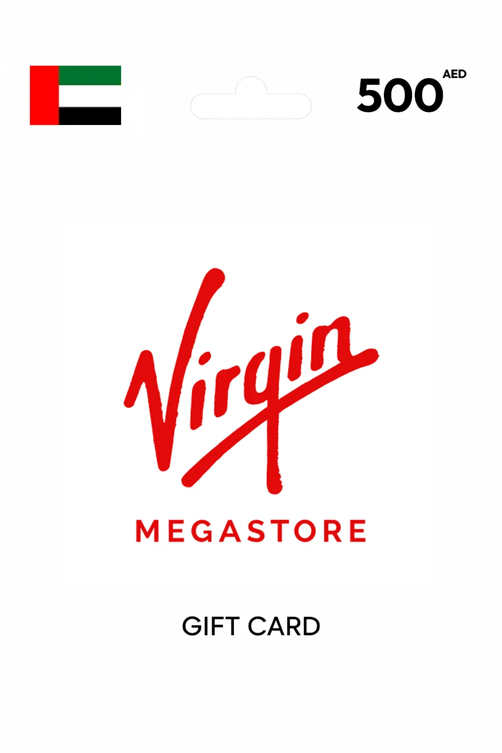 Virgin Megastore Gift Card 500 AED UNITED ARAB EMIRATES