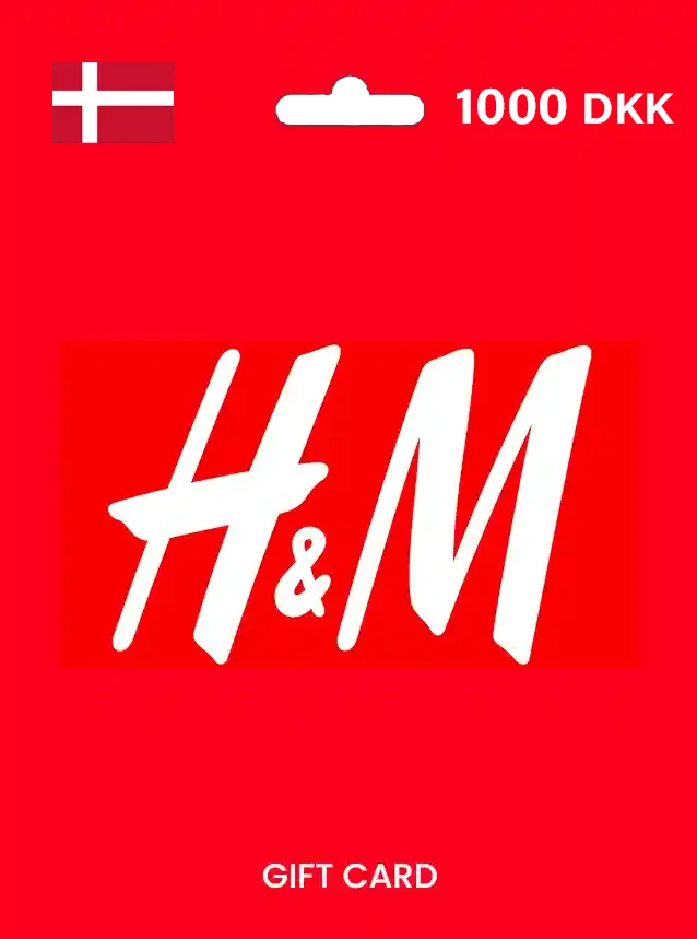 H&M Gift Card  1000 DKK DENMARK