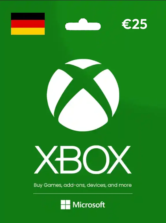 Xbox Live Gift Card  25 EUR GERMANY