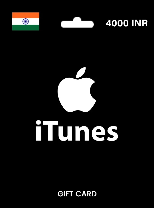 Apple iTunes Gift Card 4000 INR INDIA