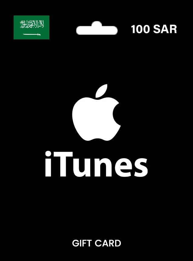 Apple iTunes Gift Card 100 SAR KSA SAUDI ARABIA