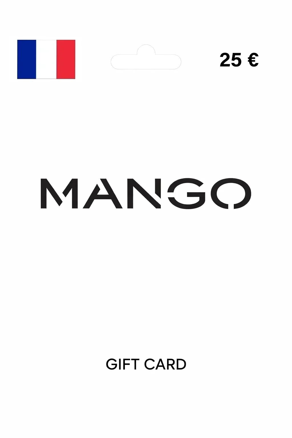 Mango Gift Card 25 EUR FRANCE
