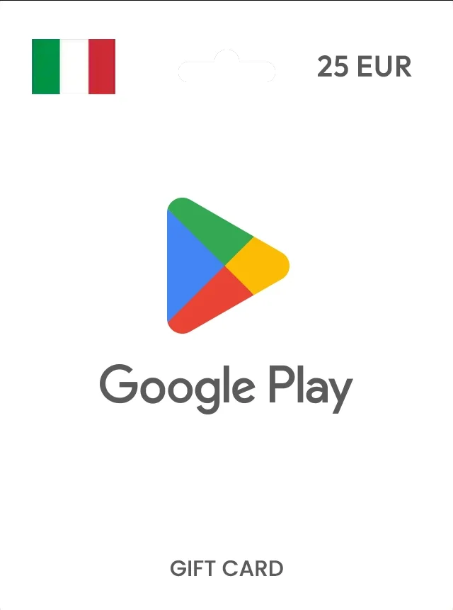 Google Play ITALY 25 EUR