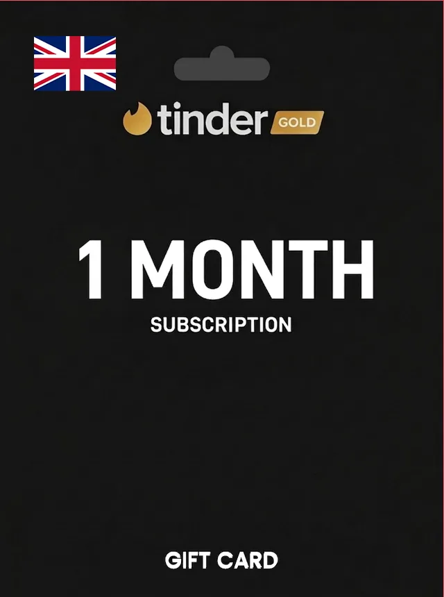 Tinder Gold 1 Month Subscription UNITED KINDOM