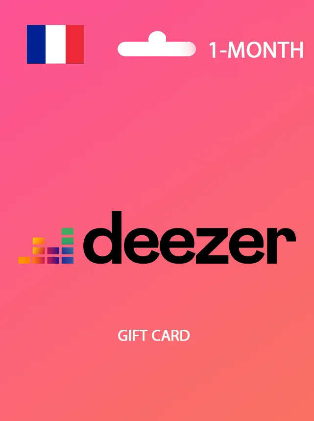 Deezer Premium Gift Card 1 Month FRANCE