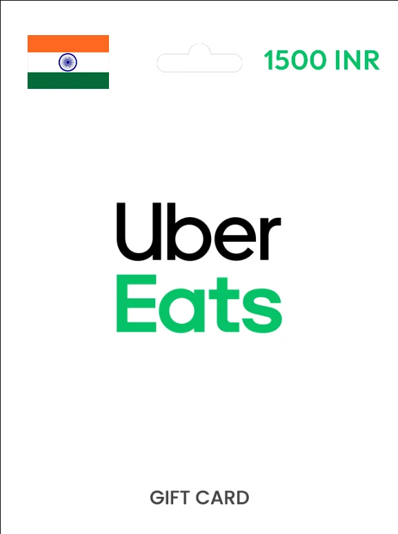 Uber Gift Card 1500 INR INDIA
