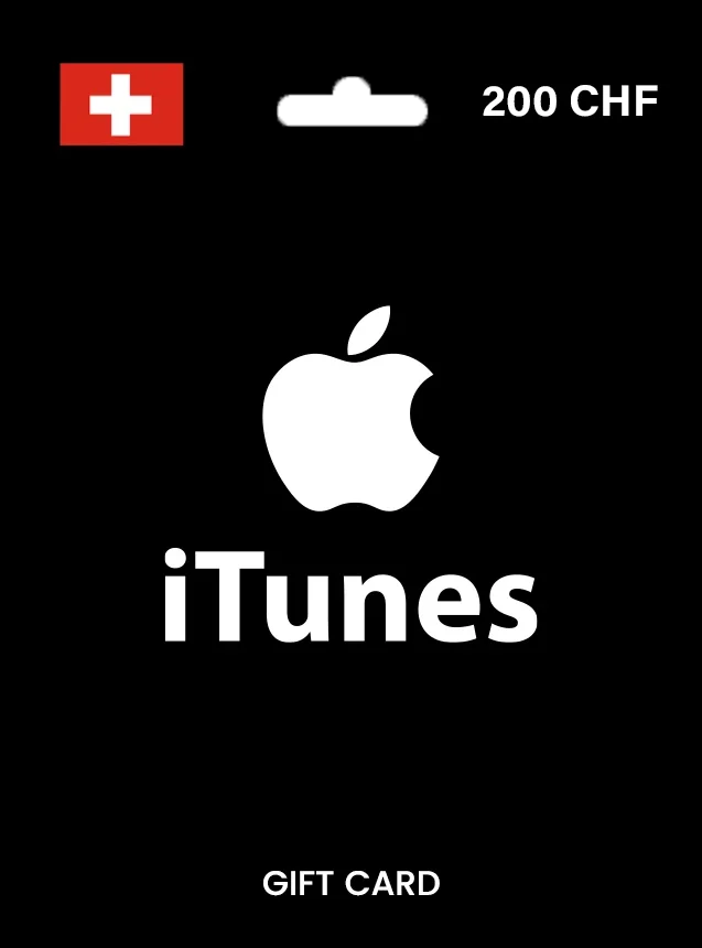 Apple iTunes Gift Card 200 CHF SWITZERLAND