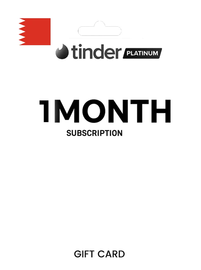 Tinder Gift Card 1 Month Platinum BAHRAIN