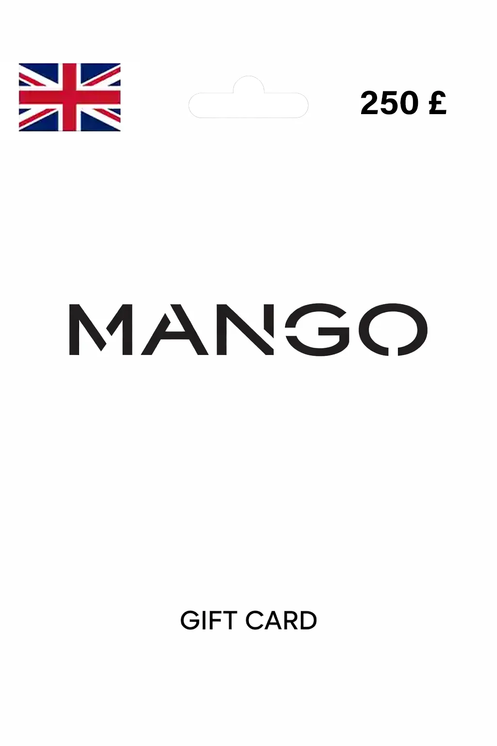 Mango Gift Card UK 25 GBP UNITED KINGDOM