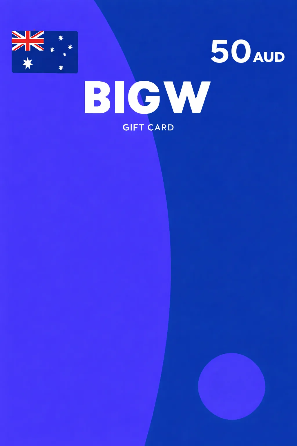 Big W Gift Card 50 AUD AUSTRALIA
