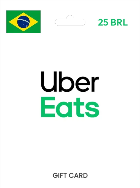 Uber & Uber Eats Gift Card 25 BRL BRAZIL