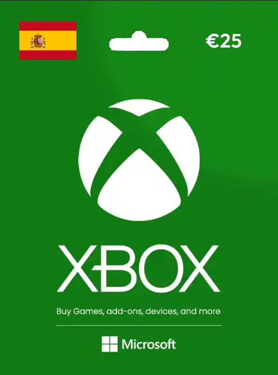 Xbox Live Gift Card 25 EUR SPAIN