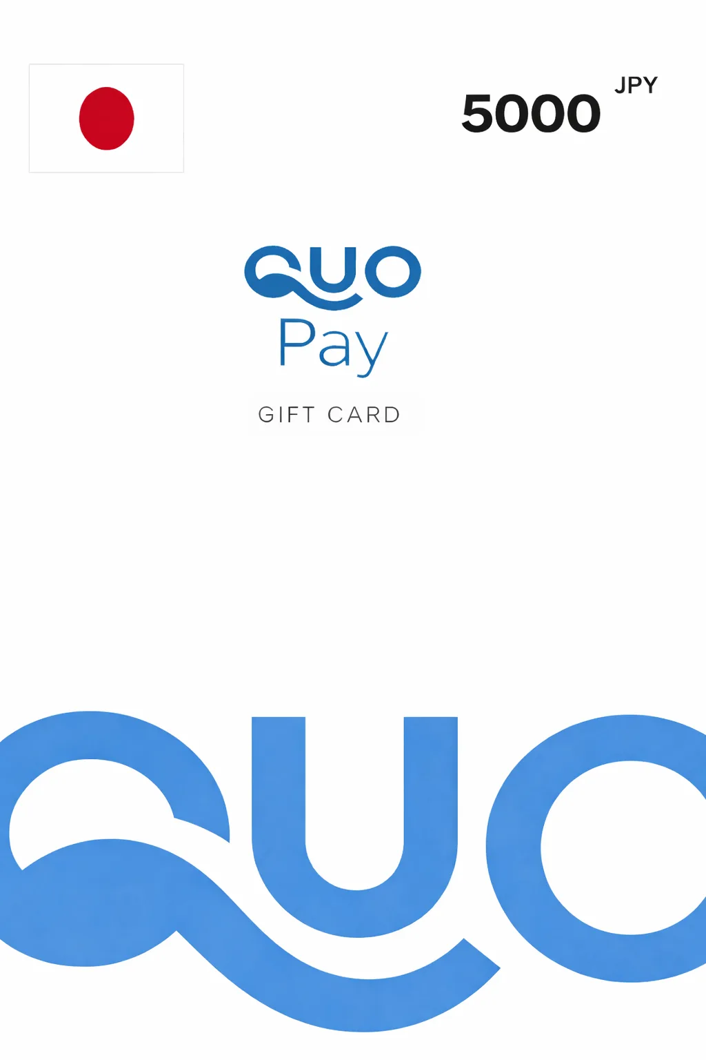 QUO PAY Voucher 5000 JPY JAPAN